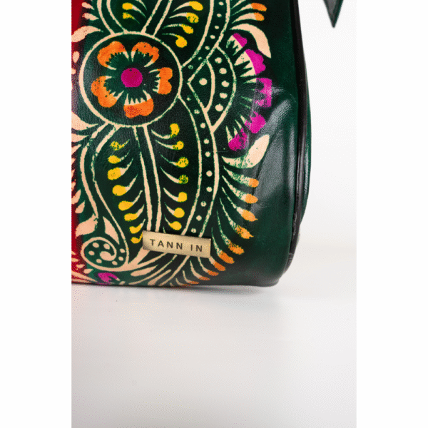 Women’s Shantiniketan Batik Leather Shoulder Bag