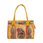 Women’s Shantiniketan Batik Leather Shoulder Bag