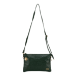 Women’s Burgundy Leather Crossbody Bag with Adjustable Strap