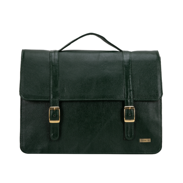 Women’s Genuine Leather Laptop Bag for 15.6-Inch Laptops