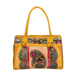 Women’s Shantiniketan Batik Leather Shoulder Bag