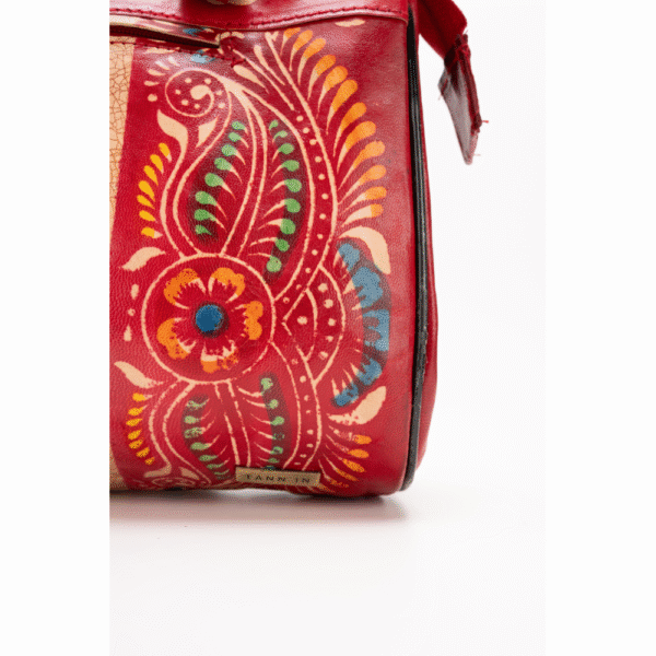 Women’s Shantiniketan Batik Leather Shoulder Bag