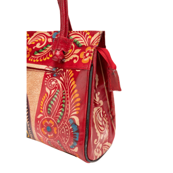 Women’s Shantiniketan Batik Leather Shoulder Bag