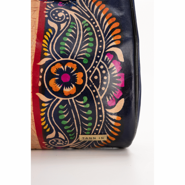 Women’s Shantiniketan Batik Leather Shoulder Bag