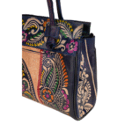 Women’s Shantiniketan Batik Leather Shoulder Bag