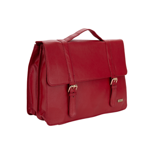 Women’s Genuine Leather Laptop Bag for 15.6-Inch Laptops