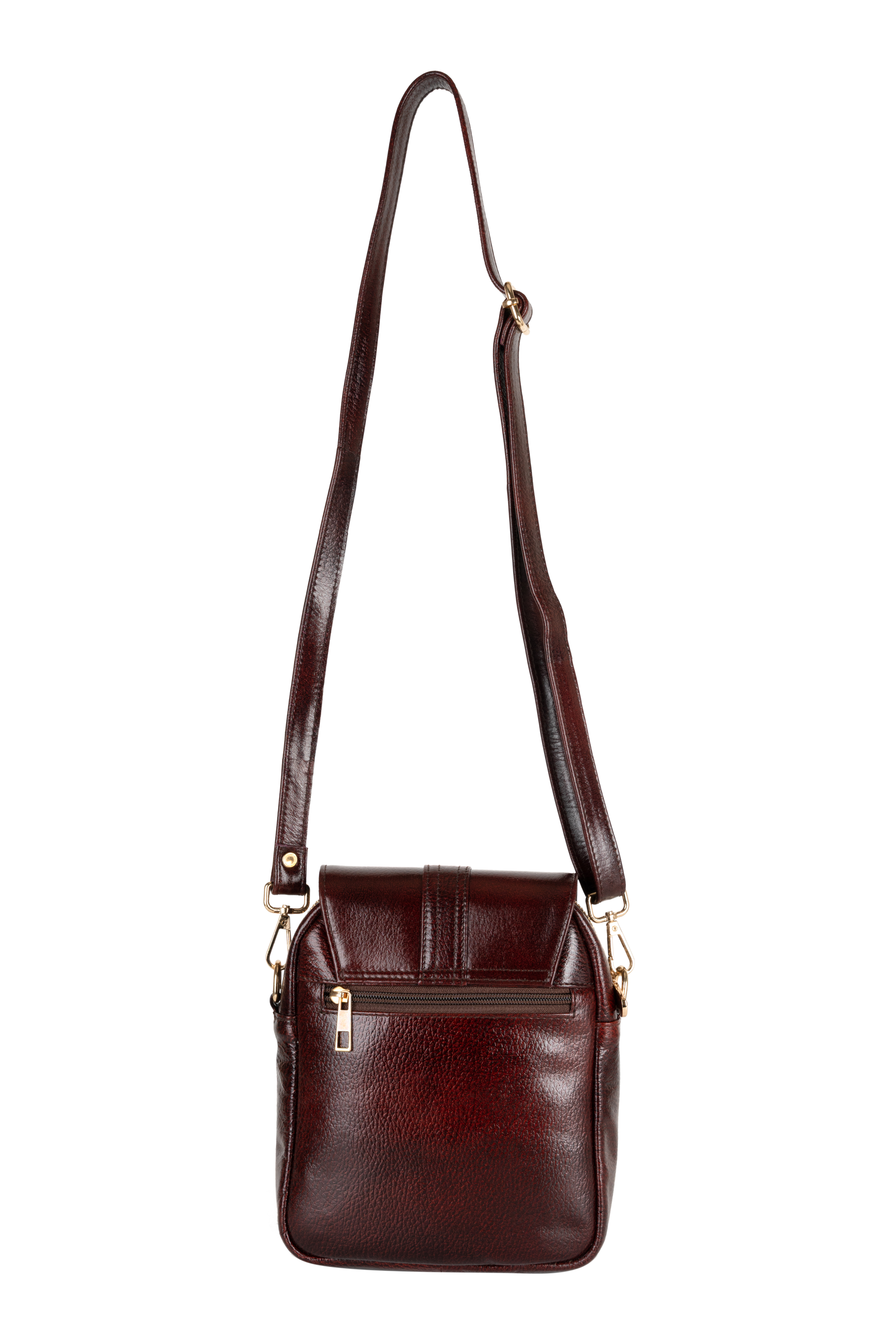 Leather messenger bag for women – Pure Leather Handcrafted Brown Messenger Sling Bag for Women | TANN IN
