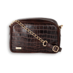 Women’s Brown Textured Leather Sling & Crossbody Bag