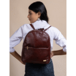 TANN IN Genuine Leather Statement Backpack