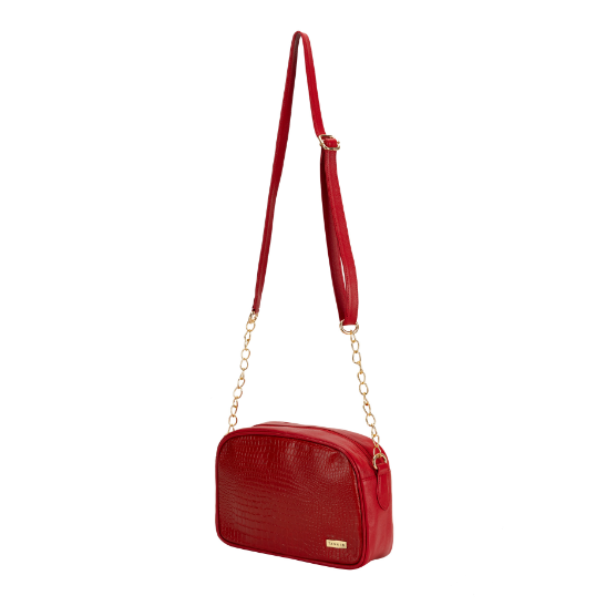 Women’s Brown Textured Leather Sling & Crossbody Bag