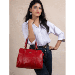 Women’s Genuine Leather Top-Handle Tote Bag