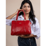 Women’s Genuine Leather Top-Handle Tote Bag