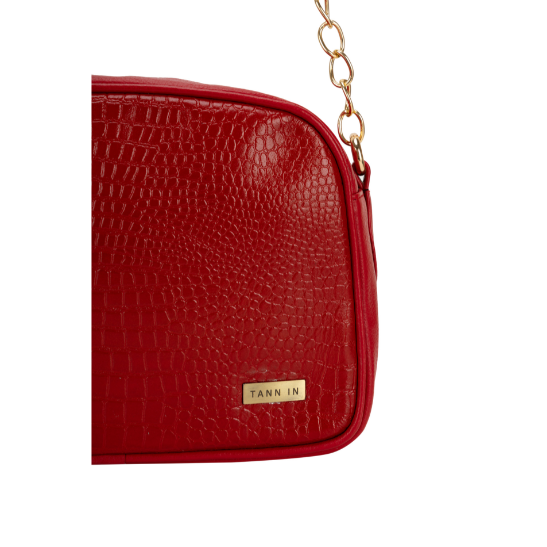 Women’s Brown Textured Leather Sling & Crossbody Bag