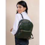 TANN IN Genuine Leather Statement Backpack