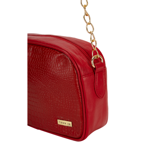 Women’s Brown Textured Leather Sling & Crossbody Bag