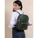 TANN IN Genuine Leather Statement Backpack