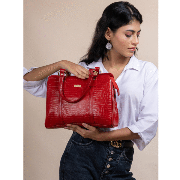 Women’s Genuine Leather Top-Handle Tote Bag