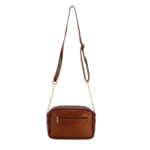 Women’s Brown Textured Leather Sling & Crossbody Bag