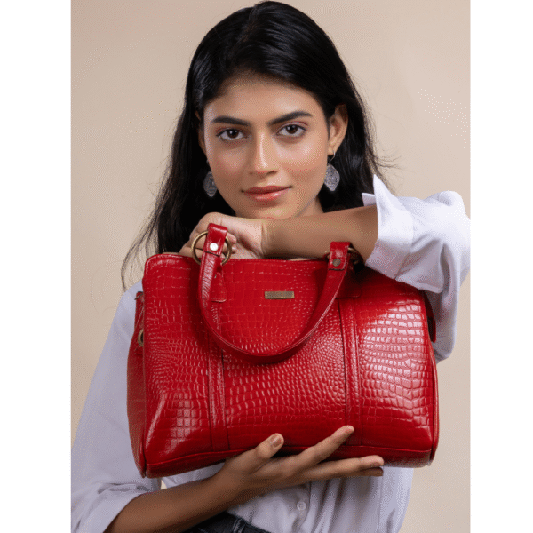Women’s Genuine Leather Top-Handle Tote Bag