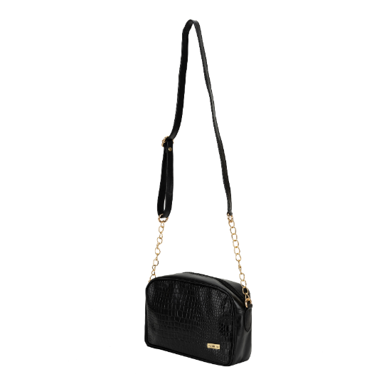 Women’s Brown Textured Leather Sling & Crossbody Bag