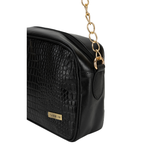 Women’s Brown Textured Leather Sling & Crossbody Bag