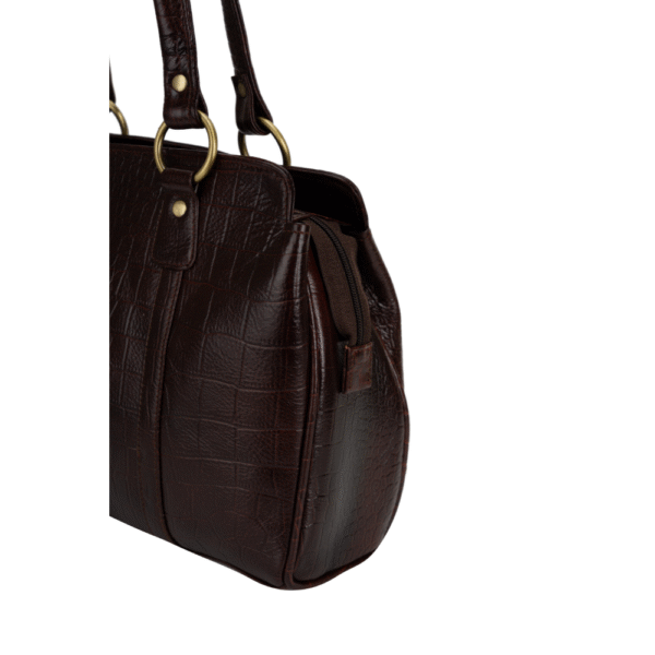 Women’s Genuine Leather Top-Handle Tote Bag