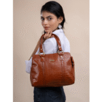 Women’s Genuine Leather Top-Handle Tote Bag