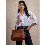 Women’s Genuine Leather Top-Handle Tote Bag