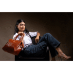 Women’s Genuine Leather Top-Handle Tote Bag
