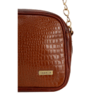 Women’s Brown Textured Leather Sling & Crossbody Bag