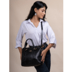 Women’s Genuine Leather Top-Handle Tote Bag