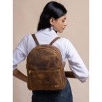 TANN IN Genuine Leather Statement Backpack