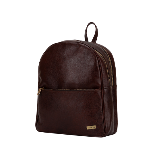 TANN IN Genuine Leather Statement Backpack