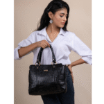 Women’s Genuine Leather Top-Handle Tote Bag