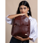 TANN IN Genuine Leather Statement Backpack