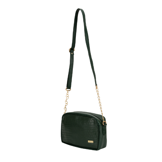 Women’s Brown Textured Leather Sling & Crossbody Bag