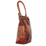 Shantiniketan Leather Shoulder Bag for Women – Multicolor