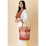 Shantiniketan Leather Shoulder Bag for Women – Multicolor