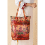 Shantiniketan Leather Shoulder Bag for Women – Multicolor