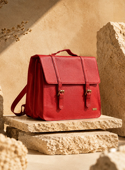 Genuine leather laptop bag for women by TANN IN
