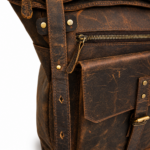 TANN IN Handcrafted Genuine Leather Hunter Roll-Top Backpack