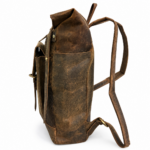 TANN IN Handcrafted Genuine Leather Hunter Roll-Top Backpack