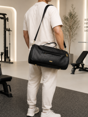 TANN IN Genuine Leather Gym Duffel Bag – Small & Large