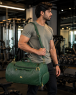TANN IN Genuine Leather Gym Duffel Bag – Small & Large
